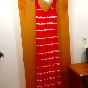 Chaps Tie Dye Summer dress, Size L